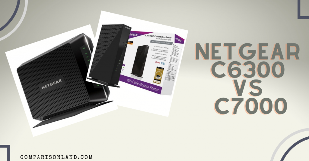 Netgear Modem Router Comparison Chart Netgear c6300 vs c7000: which one of the modem routers combo